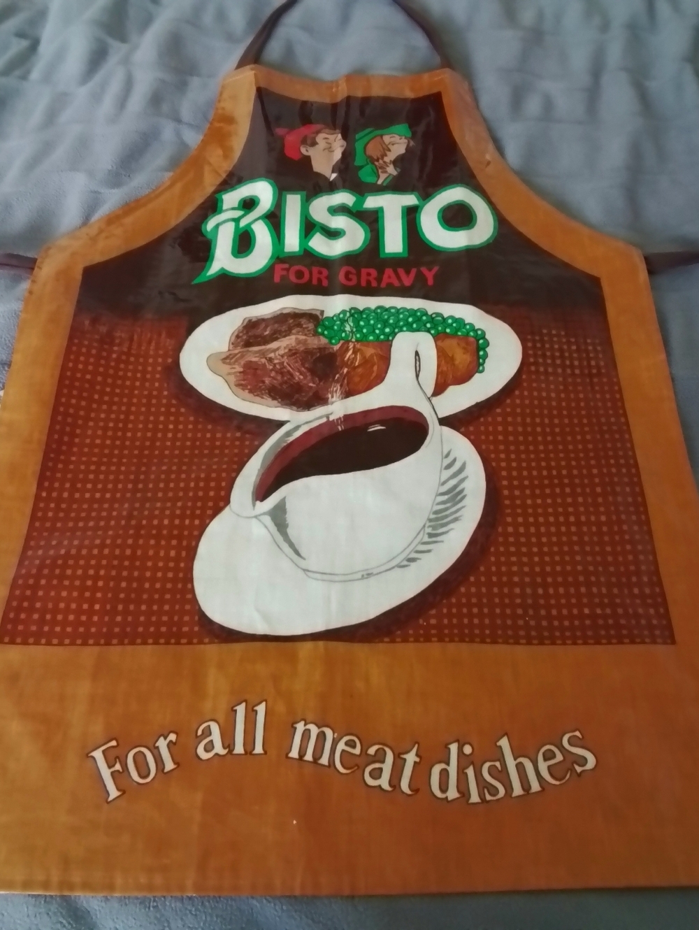 Vintage Bisto Gravy Apron Made In England